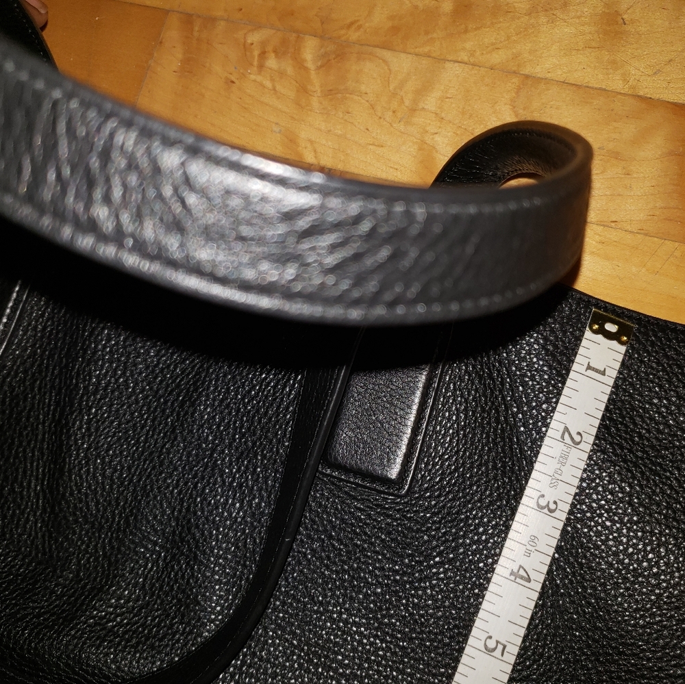 Marc Jacobs soft black lambskin leather tote w pouch lipstick red lining Tote L - Picture 9 of 13
